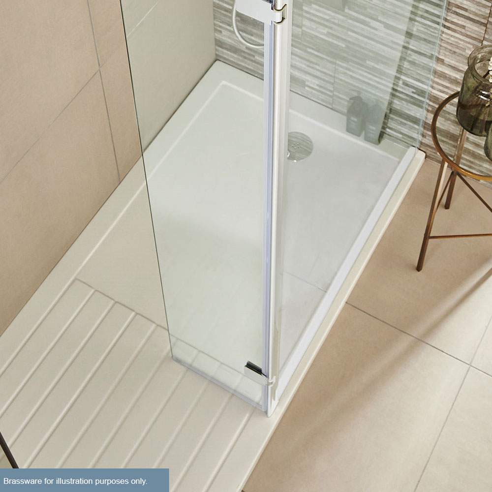 Vantage Walk In Shower Tray 1400 x 800mm - Eastbrook