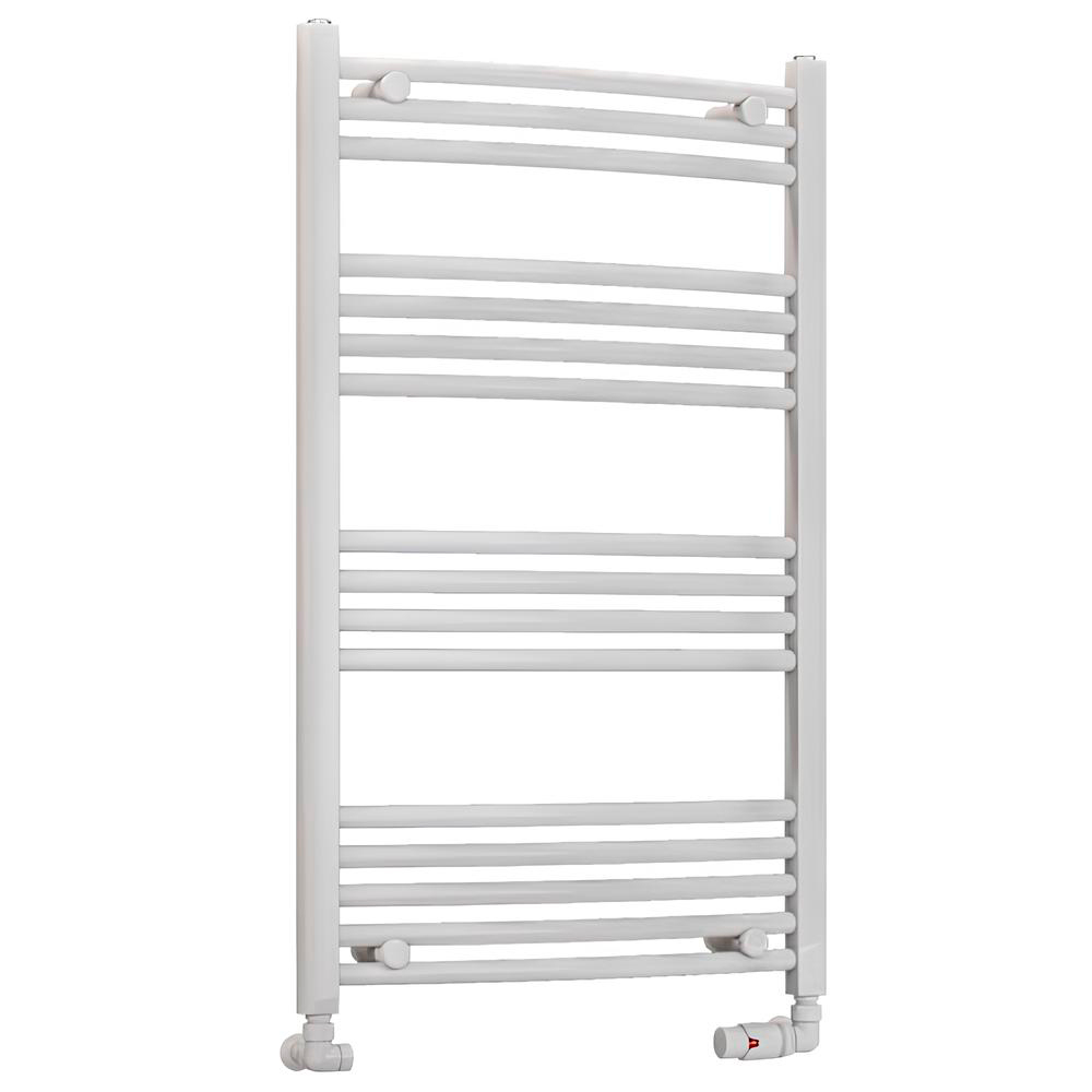 Eastbrook Wendover 1000 x 600mm White Curved Towel Radiator