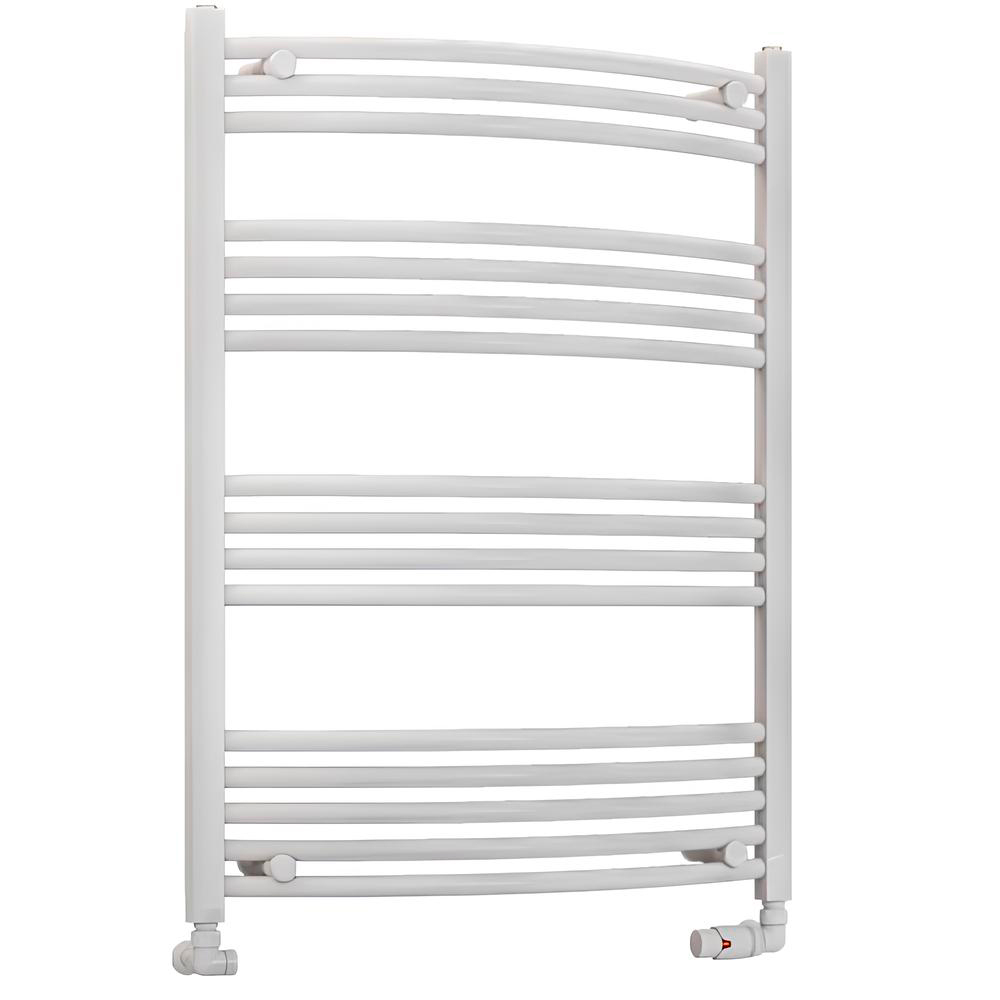 Eastbrook Wendover 1000 x 750mm White Curved Towel Radiator