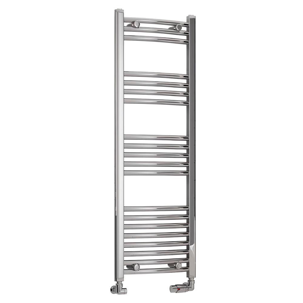 Eastbrook Wendover 1200 x 400mm Chrome Curved Towel Radiator