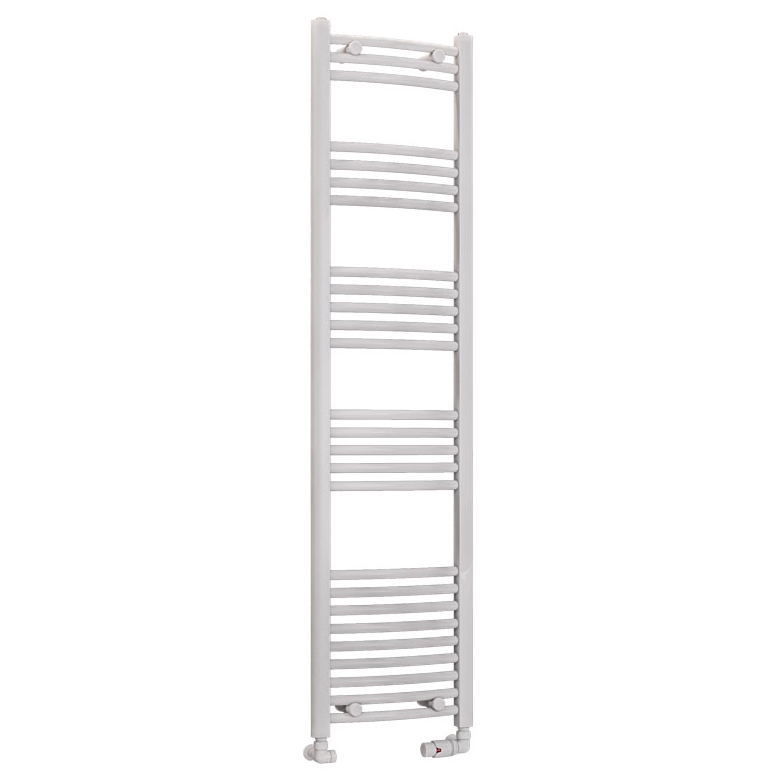 Eastbrook Wendover 1600 x 400mm White Curved Towel Radiator