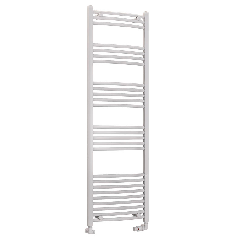 Eastbrook Wendover 1600 x 500mm White Curved Towel Radiator