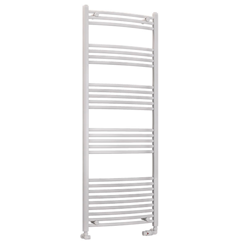 Eastbrook Wendover 1600 x 600mm White Curved Towel Radiator