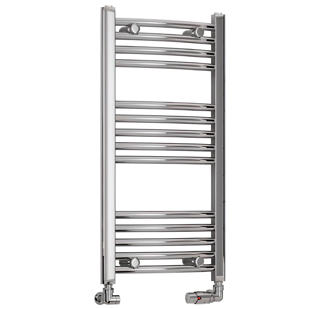 Eastbrook Wendover 800 x 400mm Chrome Curved Towel Radiator