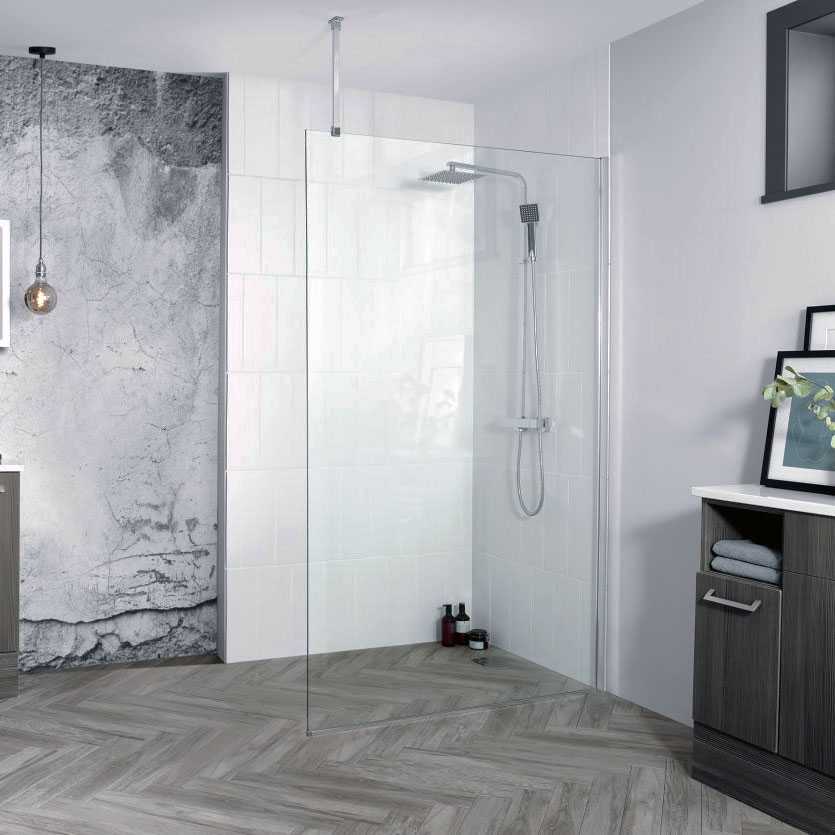 Aquadart 600mm Wetroom 8 Shower Screen 