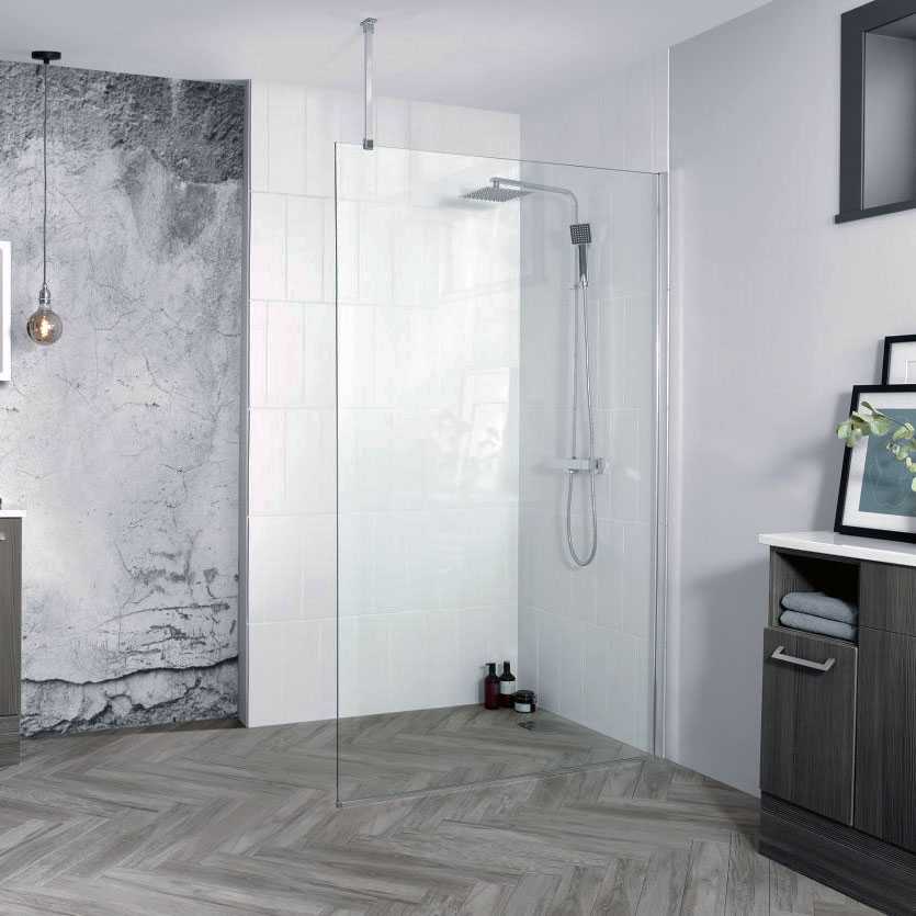 Aquadart 1600mm Wetroom 8 Shower Screen (Collection Only Item)