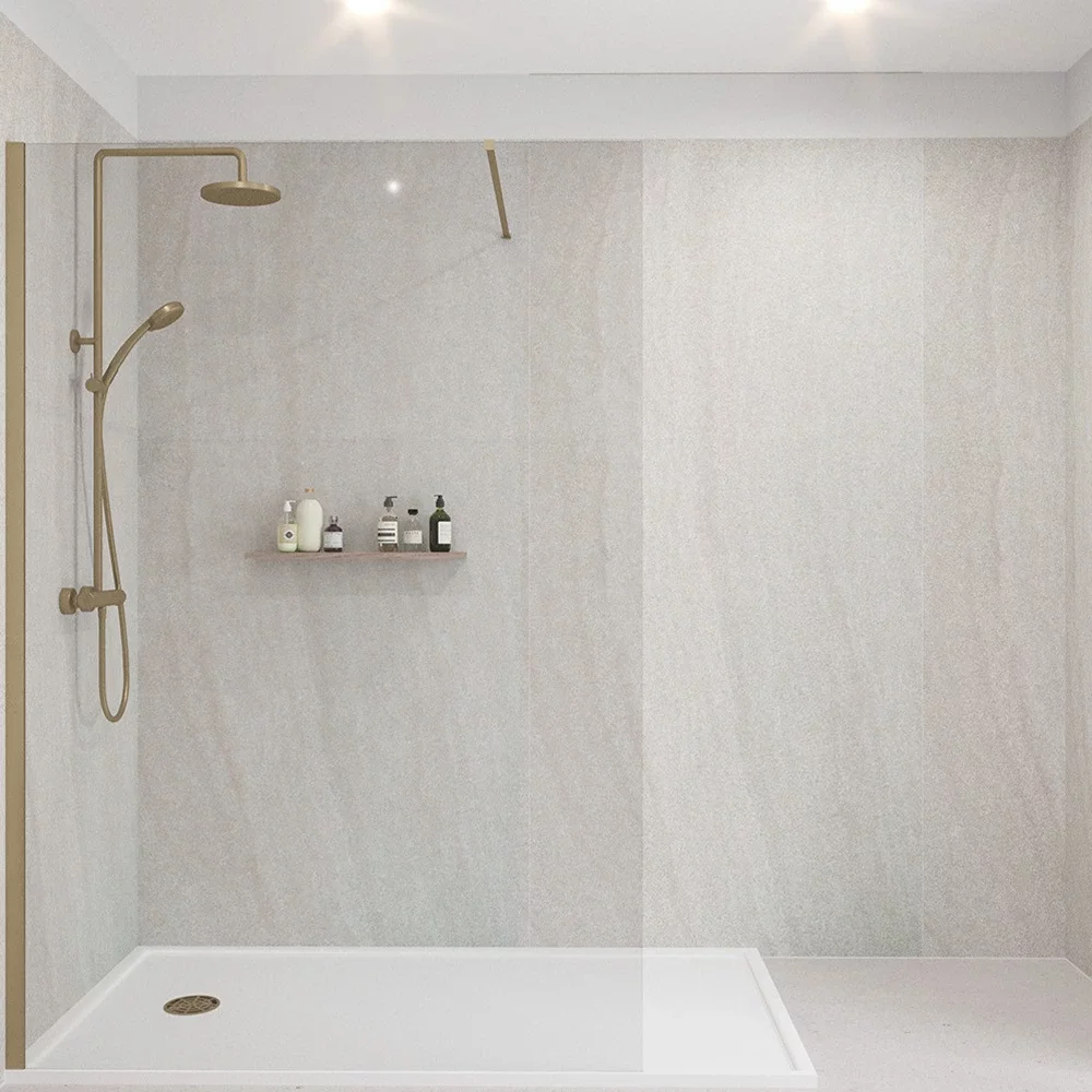 Moonlit Sand Wetwall Mermaid Plywood Bathroom Wall Boards