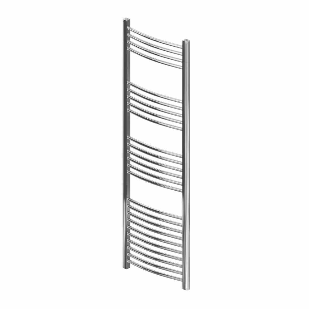 Eastbrook Wingrave 1600 x 600 Curved Chrome Towel Radiator