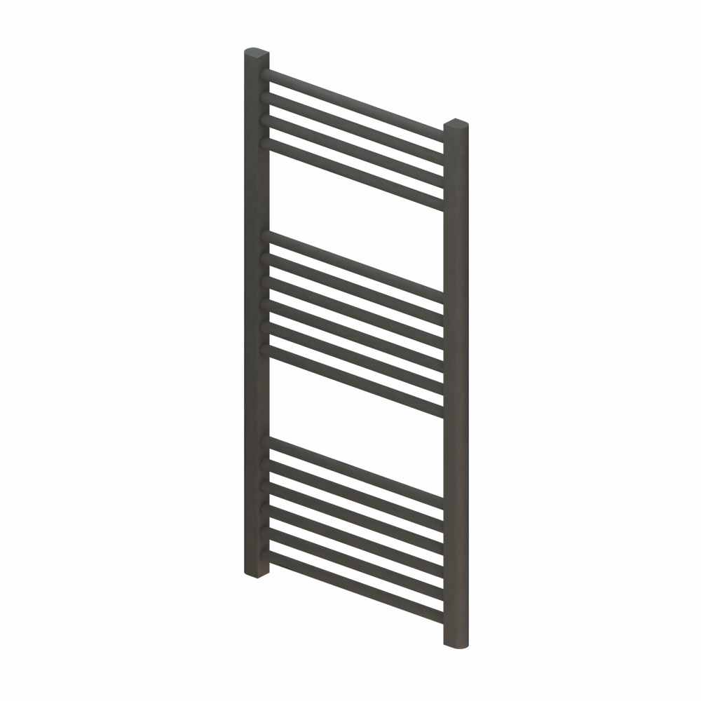 Wingrave Straight Matt Anthracite Towel Rail 1000mm x 500mm - Eastbrook