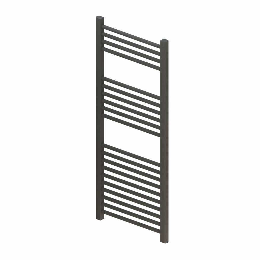 Eastbrook Wingrave 1200 x 500mm Matt Anthracite Towel Radiator