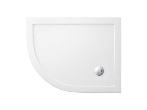 Zamori Offset Quadrant - 1000 x 800 - Left Hand Shower Tray - Z1199